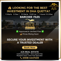 DHA QUETTA PLOT FILES FOR SALE